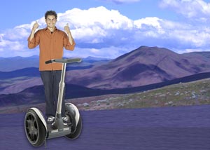 Thumbs up segway
