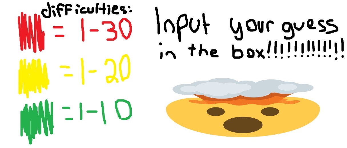 red = 1-30, yellow = 1-20, green = 1-10